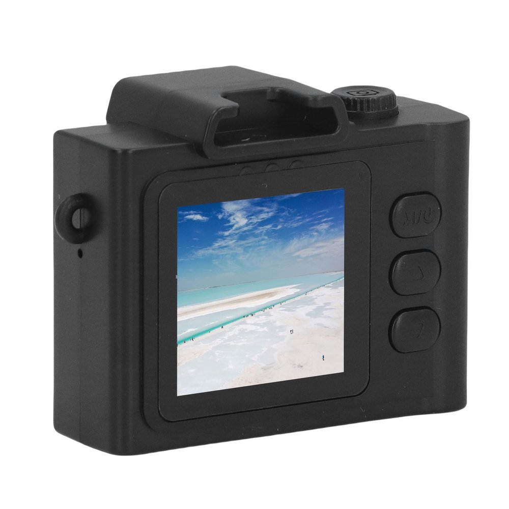 ciciglow Keychain Camera, 1080p Small Retro Camera 0.96 Inch HD Display Portable Micro Video Camcorder for Photo Video Travel Study Recording (No Memory)