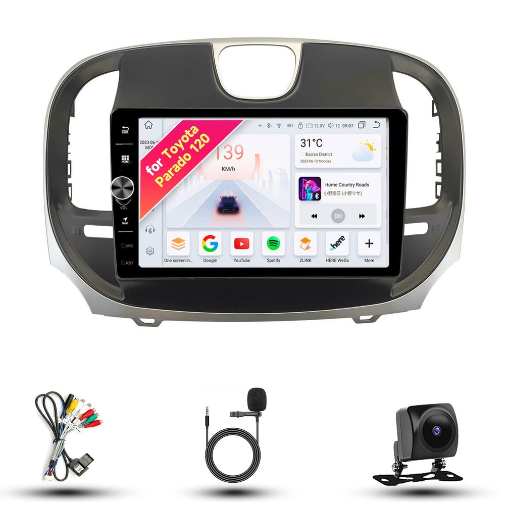 8CORE 4+32GB Radio for Chrysler 300 2015-2020 Android 13 9" IPS Touch Screen, Car Stereo with CarPlay & Android Auto, GPS Navigation DSP SWC 5G WiFi Camera