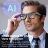 Harlafou AI Smart Glasses HD Photo & Video,Bluetooth Sunglasses Built-in Speakers,IP65 Waterproof,Wireless Music & Call,Anti-blue glasses For men and Women (Black) view 4