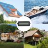 AN8909 Digital Anemometer, 0-45 m/s Wind Speed Range & 500 Data Records, Handheld Wind Meter for HVAC, Industrial, Outdoor Use, ABS Material, LCD Display view 2