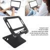 Beufee Foldable Laptop Stand, Height Adjustable Laptop Riser Computer Stand Carbon Steel Computer Riser for Desk view 3