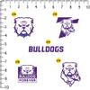 Truman State University Spirit Logos 50ct Vinyl, Skateboard, Indoor/Outdoor view 2