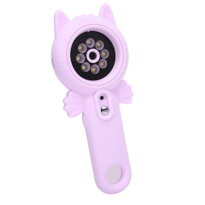Vvikizy Microscope for Kids, 2 Inch Screen 1080P Digital Handheld Microscope for Kids, Portable Handheld with 16x Magnification 4X Zoom, for Photo Video Recording (Purple)