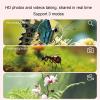 Vvikizy Microscope for Kids, 2 Inch Screen 1080P Digital Handheld Microscope for Kids, Portable Handheld with 16x Magnification 4X Zoom, for Photo Video Recording (Purple) view 2
