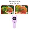 Vvikizy Microscope for Kids, 2 Inch Screen 1080P Digital Handheld Microscope for Kids, Portable Handheld with 16x Magnification 4X Zoom, for Photo Video Recording (Purple) view 3