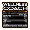 Wellness Coach Vinyl Decal Sticker  Nutritional Facts Quote for Laptops, Water Bottles, Cars, Bumpers, Toolboxes  Gift for Coworker, Office, Birthday, Christmas  Waterproof Vinyl, Easy Peel view 1