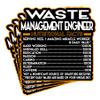 (4Pcs) Waste Management Engineer Vinyl Decal Sticker  Nutritional Facts Quote for Laptops, Water Bottles, Cars  Gift for Coworker, Office, Birthday, Christmas  Waterproof Vinyl Sticker view 1