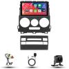 Radio for Toyota Parado 120 2002-2009 Android 13 9" IPS Touch Screen, Car Stereo with CarPlay & Android Auto, GPS Navigation DSP SWC 5G WiFi Camera 4CORE 2+32GB view 1