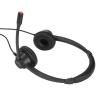 Keenso Flexible RJ9 Communication Headphones with Wide Compatibility for Conference Calls in Origin Offices, Black view 2