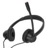 Keenso Flexible RJ9 Communication Headphones with Wide Compatibility for Conference Calls in Origin Offices, Black view 4