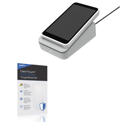 BoxWave Screen Protector Compatible with Stripe Reader S700 - ClearTouch Crystal ToughShield 9H (2-Pack), Clear 9H Tough Flexible Film Screen Protector