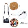 Jiawu Camera Strap, Vintage Ethnic Style Universal Shoulder Neck Belt Strap, Nylon Adjustable Shoulder Neck Straps for All DSLR, Cameras, Binoculars for Women/Men (Style 4) view 2