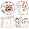 12pcs You are Beautiful Worthy Enough Positive Affirmation Stickers Bible Verse Sticker Motivational Christian Gifts for Women Decorations Water Bottle Kindle Laptop Phone Window Car view 1