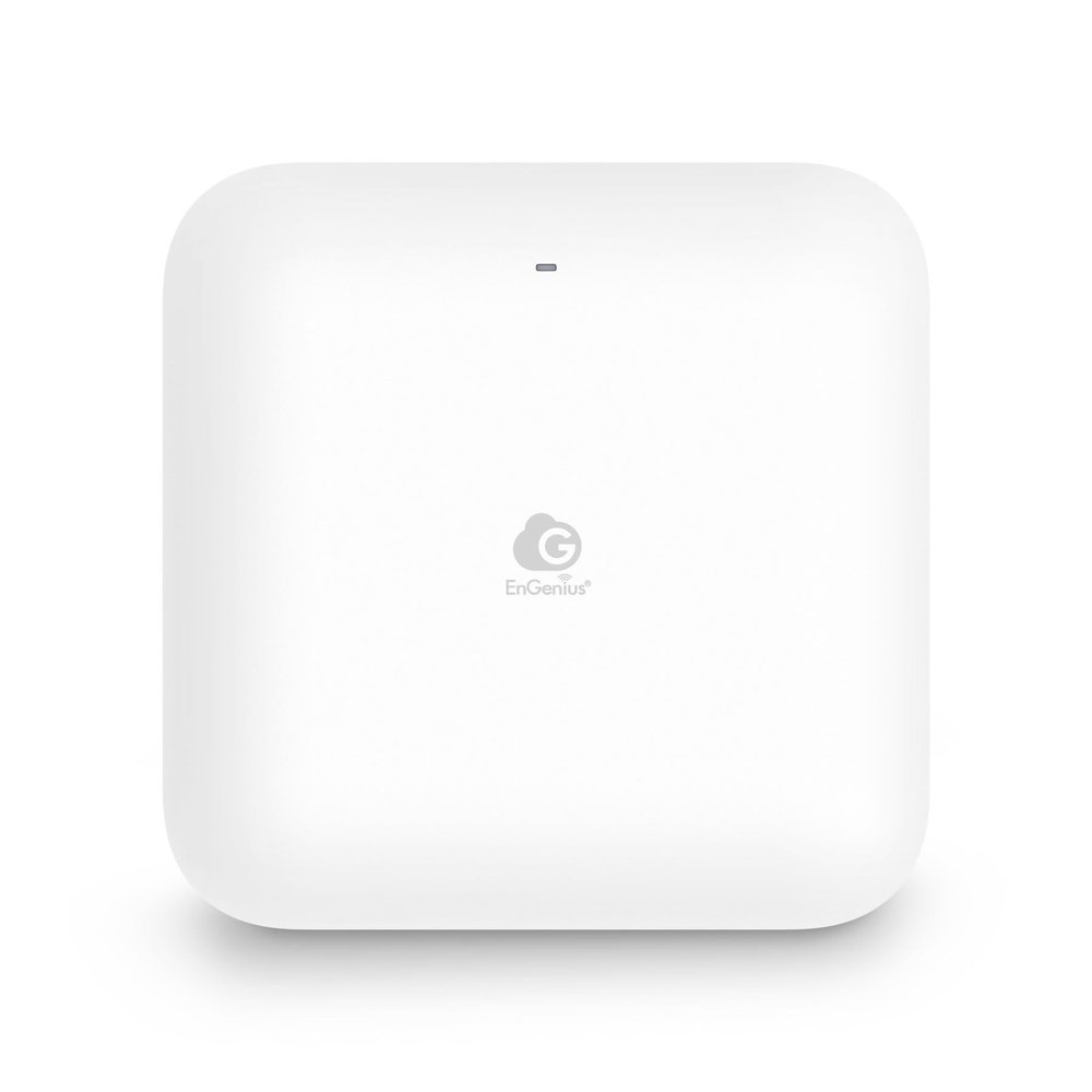 EnGenius ECW520 Wi-Fi 7 Tri-Band Indoor Access Point 10.8 Gbps Speeds, 2x2x2 MU-MIMO, 2.5GbE PoE+, 2.4/5/6GHz, 320MHz Channels, 1,200 Sq Ft Coverage, Cloud Managed, AC Adapter NOT Included