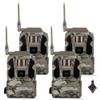 TACTACAM Reveal Ultra Cellular Trail Camera  4K Photo, 1080P Video, Live Streaming, GPS, Low-Glow/No-Glow Flash, LTE + Cleaning Cloth | (4PK) view 1