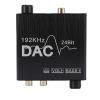 Wisoqu 192KHz Digital to Analog Audio Converter, Digital to Analog Sound Converter with Bass Adjustment Knob, 3.5mm Adapter, Eliminate Noise of no Input Signal view 1