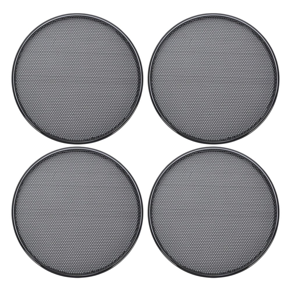 ciciglow 4 Pcs Mesh Speaker Grills 4.2 Inch, Metal Subwoofer Grill Protective Covers, Subwoofer Grille Protective Case for Car Home Audio Speakers Theater