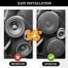 ciciglow 4 Pcs Mesh Speaker Grills 4.2 Inch, Metal Subwoofer Grill Protective Covers, Subwoofer Grille Protective Case for Car Home Audio Speakers Theater view 3