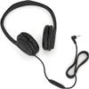 Maeline Black Wired Headphones with Microphone, Bulk 20 Pack On-Ear Headsets with 3.5mm Jack  Leatherette Cushions, Adjustable, Stackable, Ideal for Classrooms, Offices, Remote Work, Testing view 4