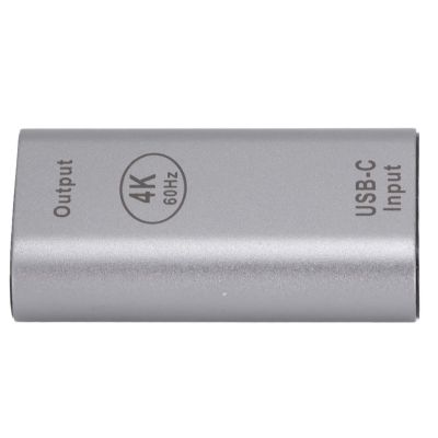 Keenso Multimedia Interface Adapter Type C a HD Aluminum Video Converter 4K 60Hz for Presentations, Classroom Teaching (#3)