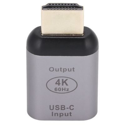 Keenso Multimedia Interface Adapter Type C a HD Aluminum Video Converter 4K 60Hz for Presentations, Classroom Teaching (#2)