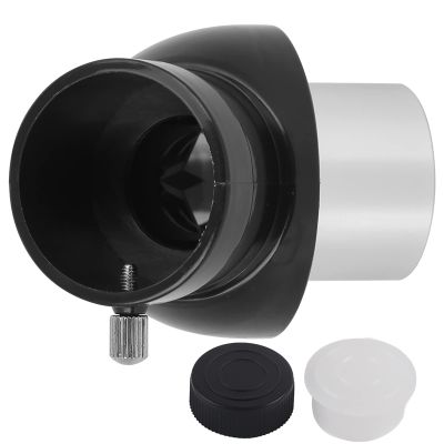 45 Degrees Round Angle Diagonal Mirror with 1.25 Inch Interface for Astronomical Telescope, Plastic and Optical Glass, Cover, Clear Viewing