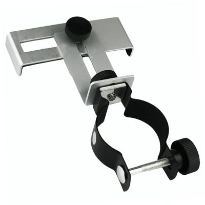 STOBOK Phone Photography Bracket Mount for Binoculars Monoculars Microscopes All Metal Construction Fits Eyepiece Tripod Interface Lightweight Easy Assembly Silver