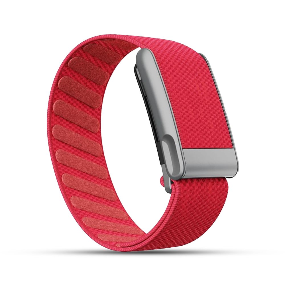 DADO Ultra-soft Nylon Sport Band Compatible with WHOOP 5.0, One, Peak, and Life | Breathable, Durable & Secure Fit Strap | NOT for Gen 4 (Red, Life/MG)