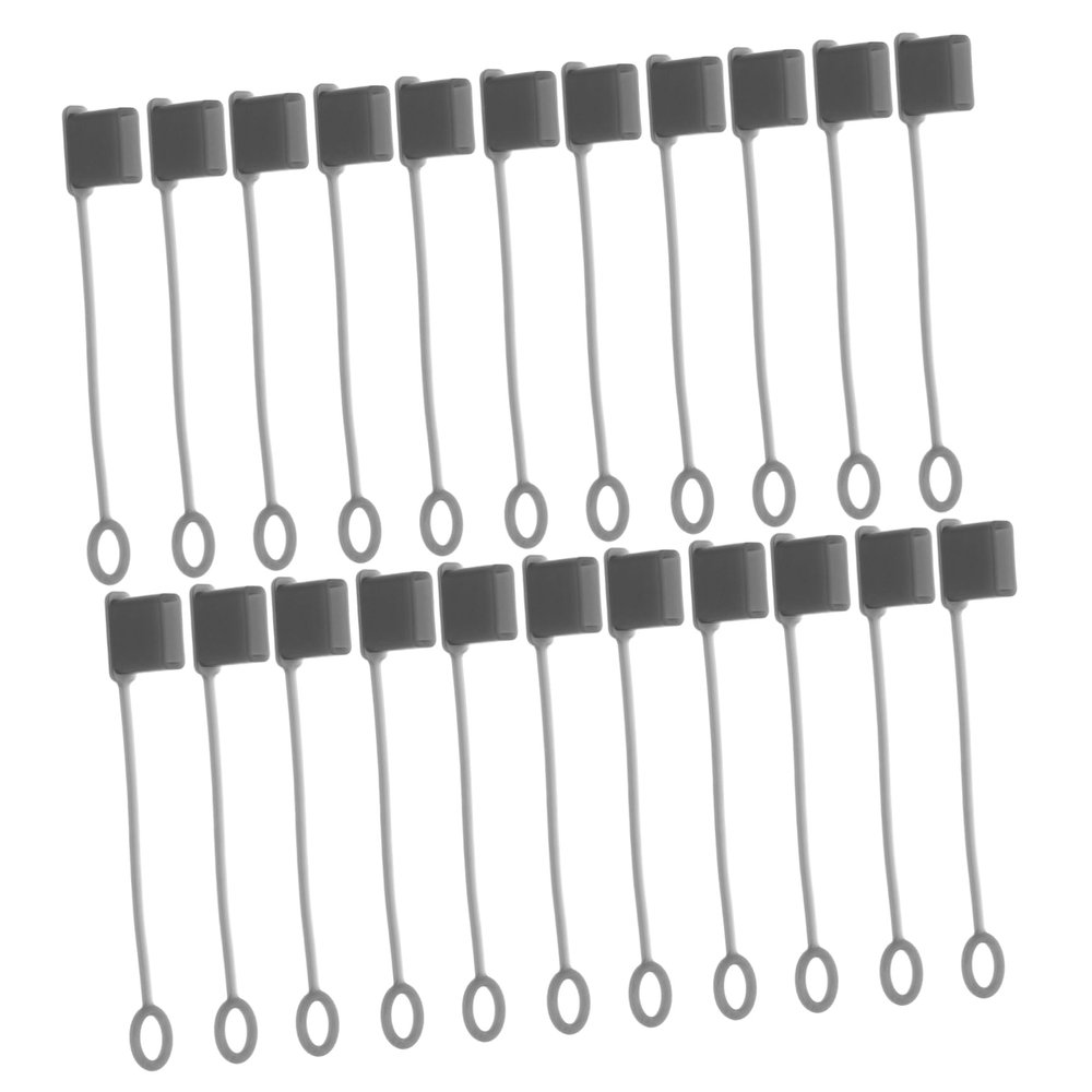 Uonlytech 30pcs Silicone Caps for Female Charging Port Protection Fit for Flash Drives Smartphones and Tablets Water Plugs Quick Installation