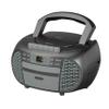 JENSEN CD-550BT-GR Portable Stereo Bluetooth CD Cassette Recorder with AM/FM Radio Compact Bluetooth-Enabled Radio Player with Handle Gray view 1