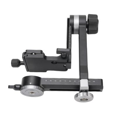 Zunate 3 Axis Handheld Camera Stabilizer Head with 360 Rotation Base, Horizontally Adjustable Arm Quick Release Plate Aluminum Alloy Construction for DSLR and Mirrorless