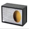 Atrend 12" Single Vented SPL- Platinum Wood Grain with Liquid Ink Hyrdrographics - USA Made with Heavy Duty Construction Subwoofer Box | Tuned to 35HZ | Pro-Tuned Bass Performance Proudly U.S.A. view 1