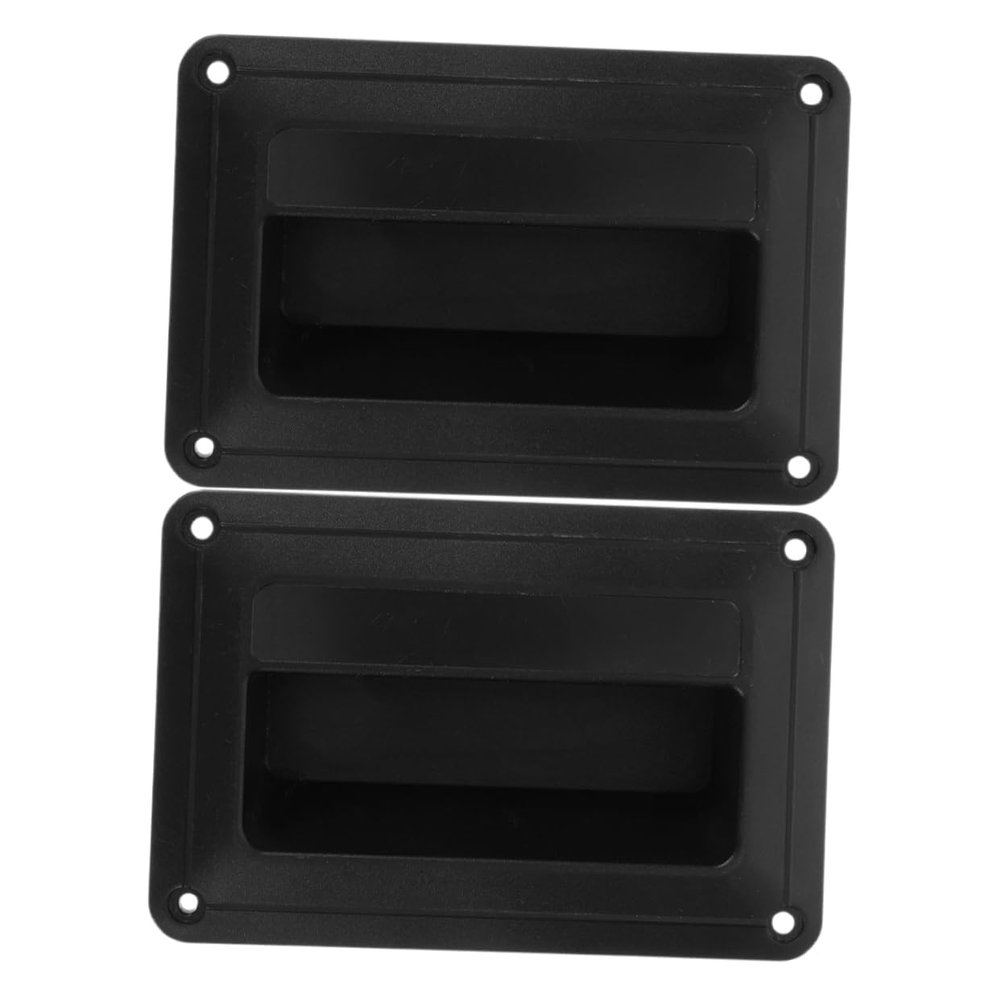 DOITOOL 2pcs Plastic Speaker Handle Replacement Kit Sturdy Side Carry Handles for PA Speakers and Cabinets Easy to Install Accessories