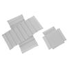 jojofuny 4pcs Camera Insert Vibration Pad Adjustable Dividers for Camera Bag Soft Pads for Scratch Storage view 1