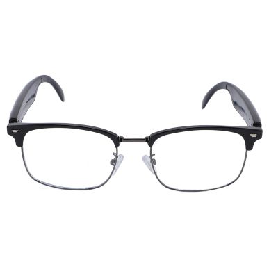 Focket Smart Glasses, 5.3 Wireless Music Glasses Glasses with Anti Blue Light Lenses HD Speakers & Mic for Men Women Working Driving