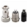 lowmountainswere 10 Set GX12 2/3/4/5/6 Pins 12mm Aviation Male + Female Socket Connector Fit Fit Compatible Computer Automation Measure Control System(2 Pin) view 2
