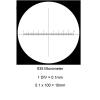 Lab Microscope Accessories 935 0.1mm Ruler Micrometer Reticle Inside and Outside Micrometer for Microscope(Diameter 24mm) view 2
