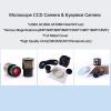 Lab Microscope Accessories 935 0.1mm Ruler Micrometer Reticle Inside and Outside Micrometer for Microscope(Diameter 24mm) view 4
