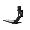 WANGHAI2024M Monitor Mount Swivel Head Monitor Stand with Engineered Tray Foldable 90 Black Stand Arm Monitor Desk Stand view 1
