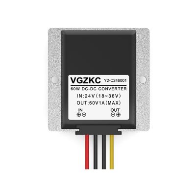 CMPZHJEQ 24V to 60V 1A 2A 3A car Power Module 24V to 60V DC Converter 24V to 60V Waterproof Boost Module(24V to 60V 1A)