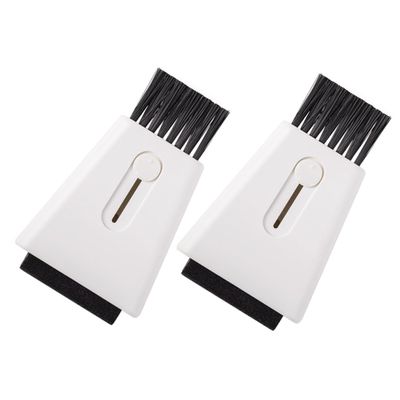 LIFKICH 2pcs Dual-Head Camera Cleaning Brush Set Multipurpose Small Brush for Keyboard Screen and Corner Cleaning for Photographers and Tech Enthusiasts