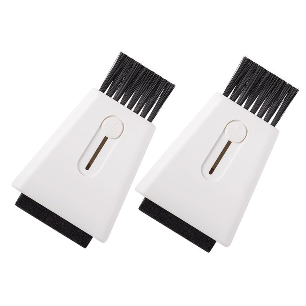 LIFKICH 2pcs Dual-Head Camera Cleaning Brush Set Multipurpose Small Brush for Keyboard Screen and Corner Cleaning for Photographers and Tech Enthusiasts