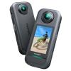 AKASO 360 Weatherproof 360 Action Camera - 5.7K 360 Video with 1/2" 48MP Sensors, 72MP 360 Photo, 360-SuperSmooth, 2.29" Touchscreen, Invisible Selfie Stick Effect, 360 Horizon Lock, AI Tracking view 1