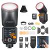 Godox V100S Flash with AKR1 Accessary for Sony Camera 100W TTL Global Shutter Round Head with Touch Screen 2980mAh Battrey for Sony ZV-E10 view 1