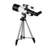 336X Astronomical Refractor Telescope for Kids Beginners Adults, 50-100mm Portable Space Monoscope, White with Phone Fra view 1