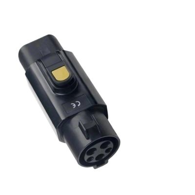 EV Charger Adapter 32A Type 1 J1772 to GBT GB/T Electric Cars Vehicle Charger Charging Connector(Type 1 to GBT Black)