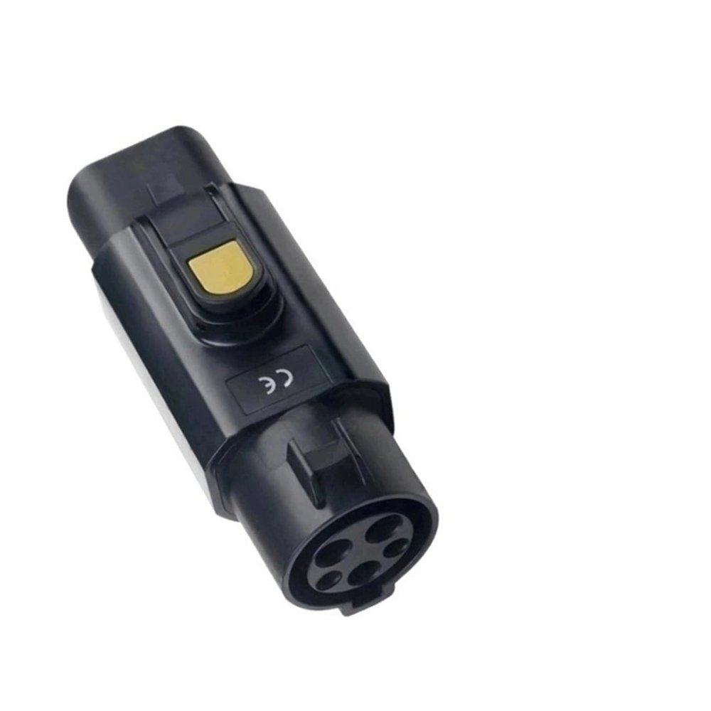 EV Charger Adapter 32A Type 1 J1772 to GBT GB/T Electric Cars Vehicle Charger Charging Connector(Type 1 to GBT Black)