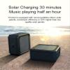 Yx T83.Compact and Portable,1200mAh,IPX6 Waterproof, Shock-Proof,dust-Proof Design. Bluetooth 4.2,Built-in mic,Indoor use/Hiking/Cycling/Playing.Solar-Powered Bluetooth Speaker. (Black and Blue) view 2