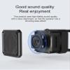 Yx T83.Compact and Portable,1200mAh,IPX6 Waterproof, Shock-Proof,dust-Proof Design. Bluetooth 4.2,Built-in mic,Indoor use/Hiking/Cycling/Playing.Solar-Powered Bluetooth Speaker. (Black and Blue) view 3