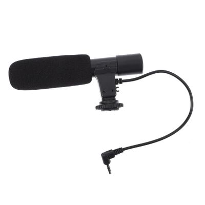 CAXUSD Camera Microphone for DSLR Digital Camera Recording Mic Windscreen Lightweight Interview Microphone for Video Streaming